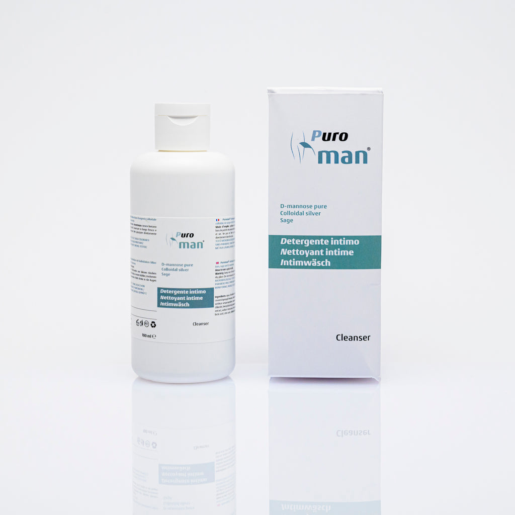 Puroman® DETERGENTE intimo a base di argento colloidale cluster ionico, salvia e D-mannosio