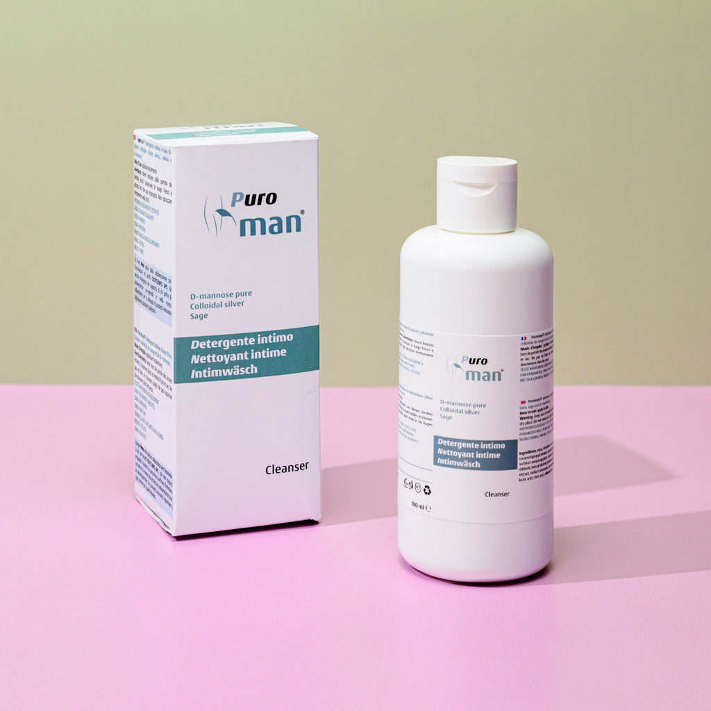 Puroman® DETERGENTE intimo a base di argento colloidale cluster ionico, salvia e D-mannosio