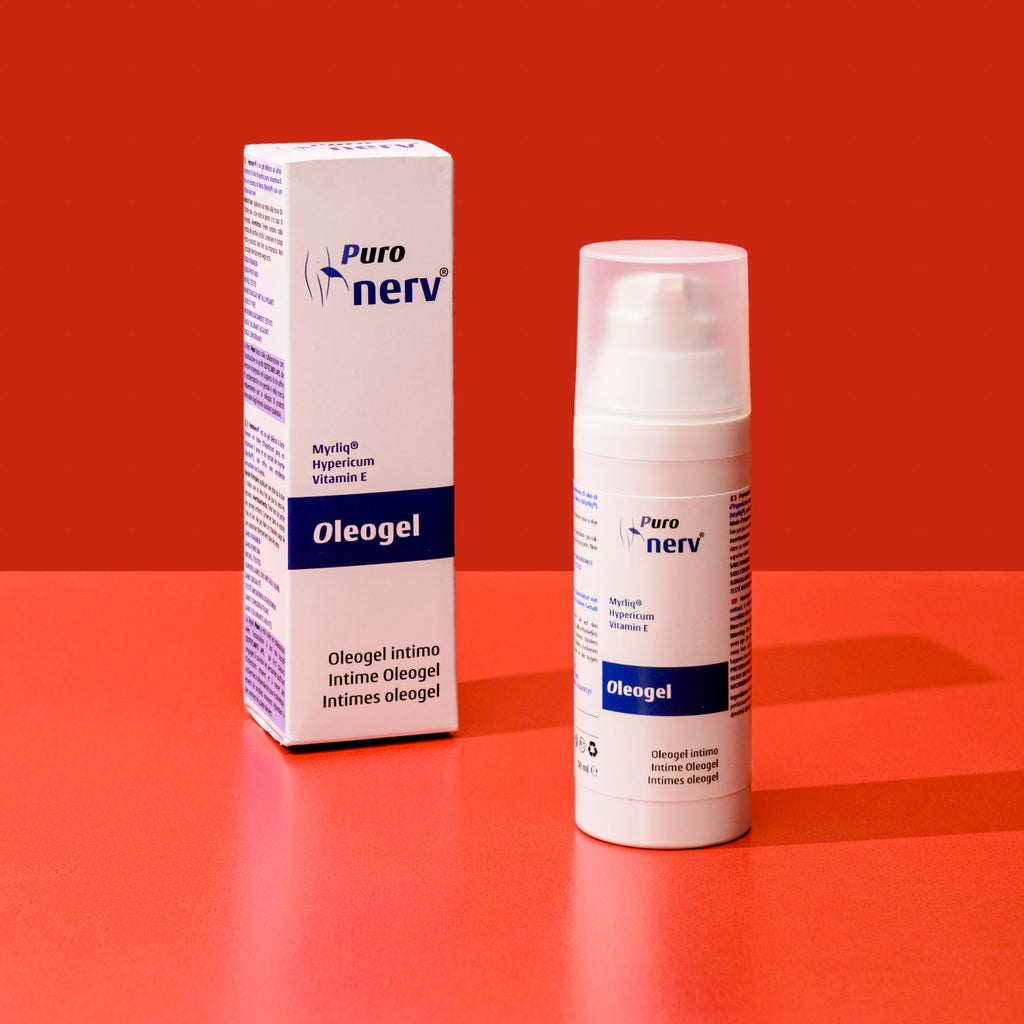 Puronerv® è un gel delicato ad alto contenuto di olio di iperico puro, vitamina E pura ed estratto di Mirra (Myrliq®) con un ottimo skin feel.